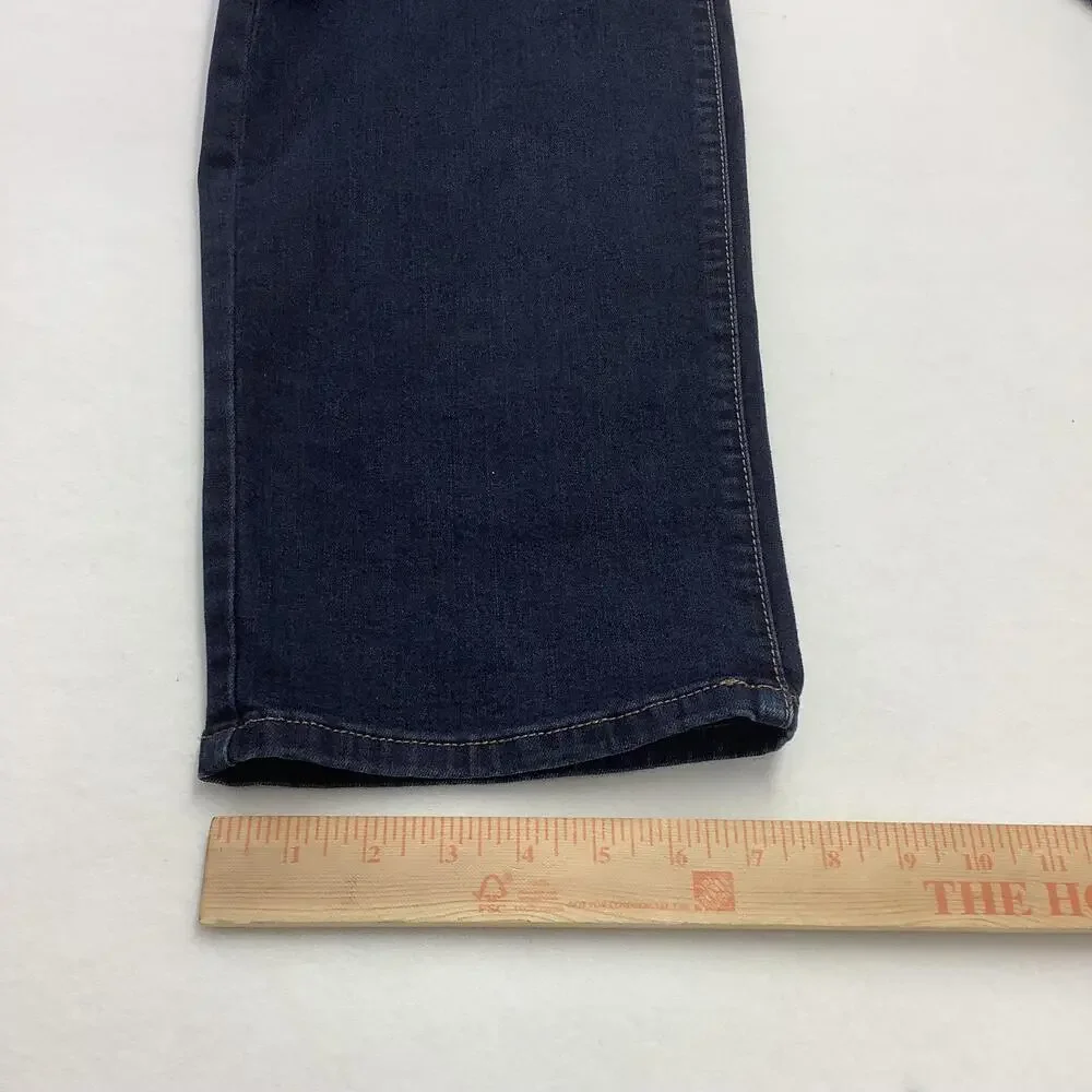 Lane Bryant Jeans Womens 24 Blue High Rise Straight Stretch Tummy Control